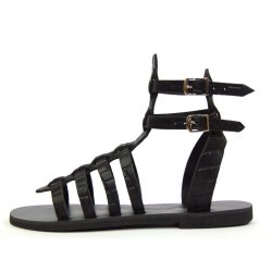 Sandale de Dama Gladiator Gothic Negre 