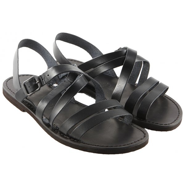 Sandale Barbatesti Piele Eliot Negre