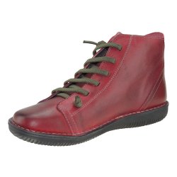 Ghete de Dama din Piele Naturala Boleta Shoes Spania Burgundy