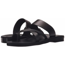 Sandale Hippie Piele Naturala cu Deget Negre