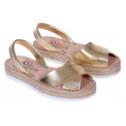  Sandale Dama Piele Avarca Gold