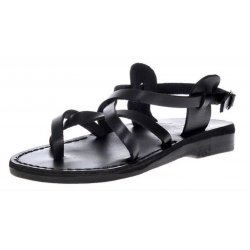 Sandale Romane Piele Naturala Summer Negre