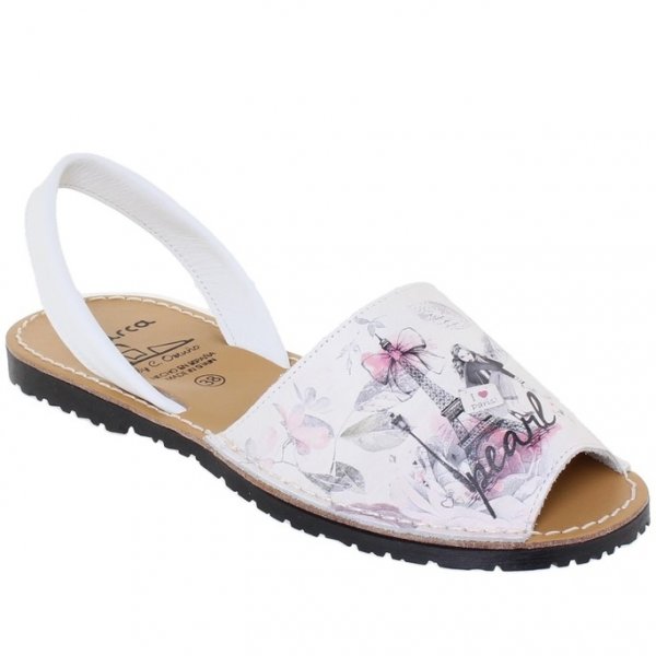 Sandale Dama Avarca Paris Piele Multicolor