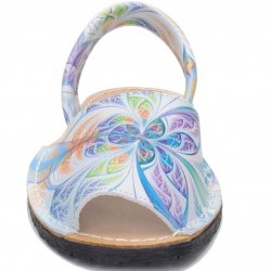 Sandale Dama Avarca Menorquinas Piele Multicolor