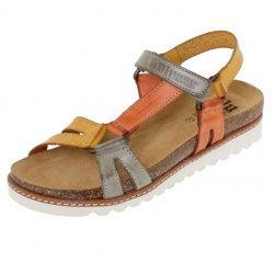 Sandale Dama Granada Piele Multicolor