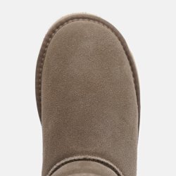 Cizme UGGuri Piele Ultra Mini Bej Caribou Platforma