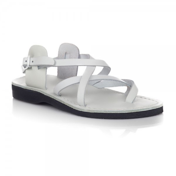 Sandale Piele Naturala Summer Albe