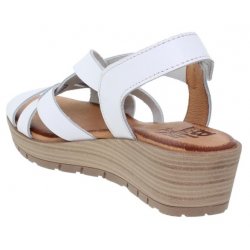  Sandale Platforma Dama Andaluzia din Piele Albe